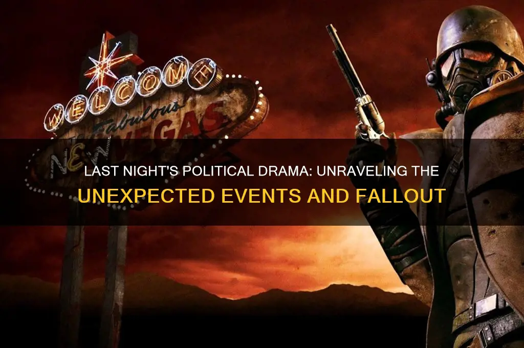 what happened last night politics