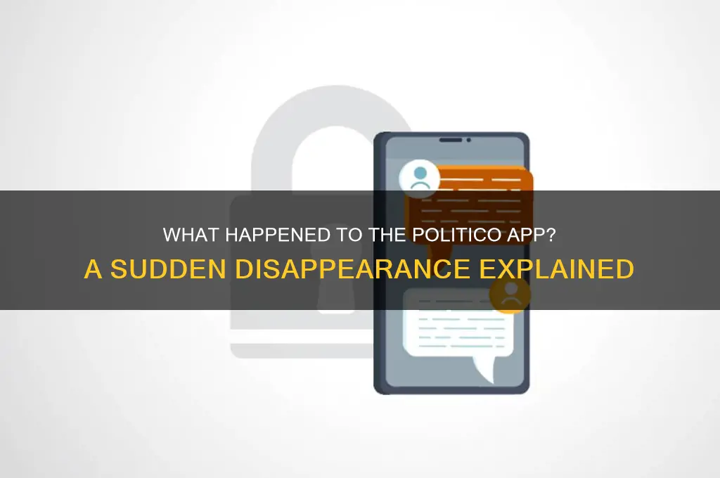 what happened to politico app