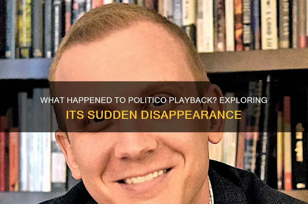 what happened to politico playback