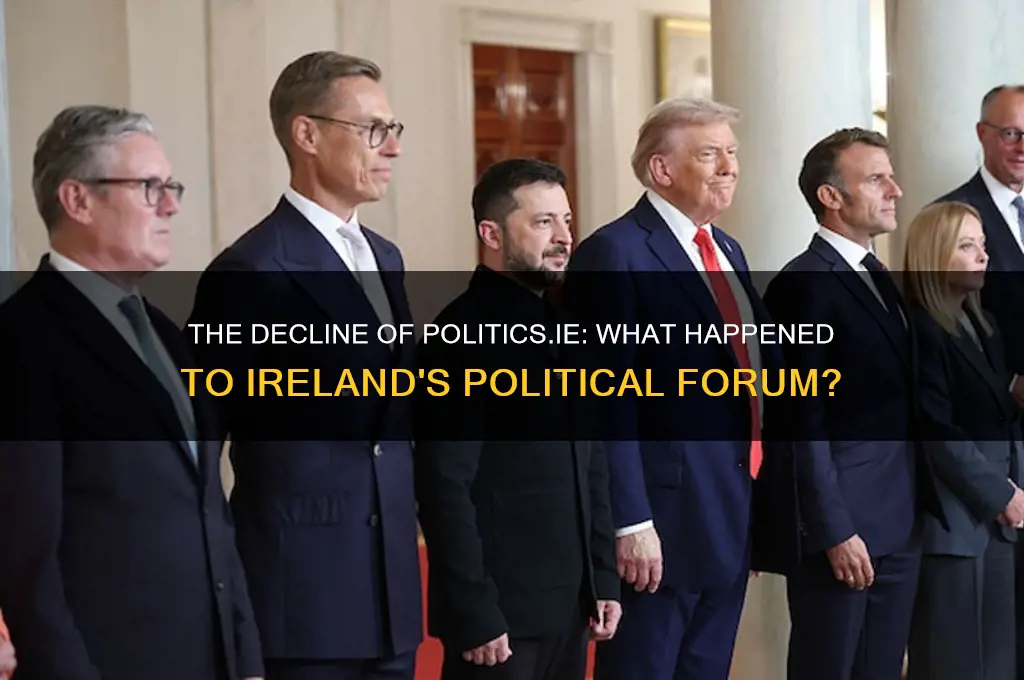 what happened to politics ie