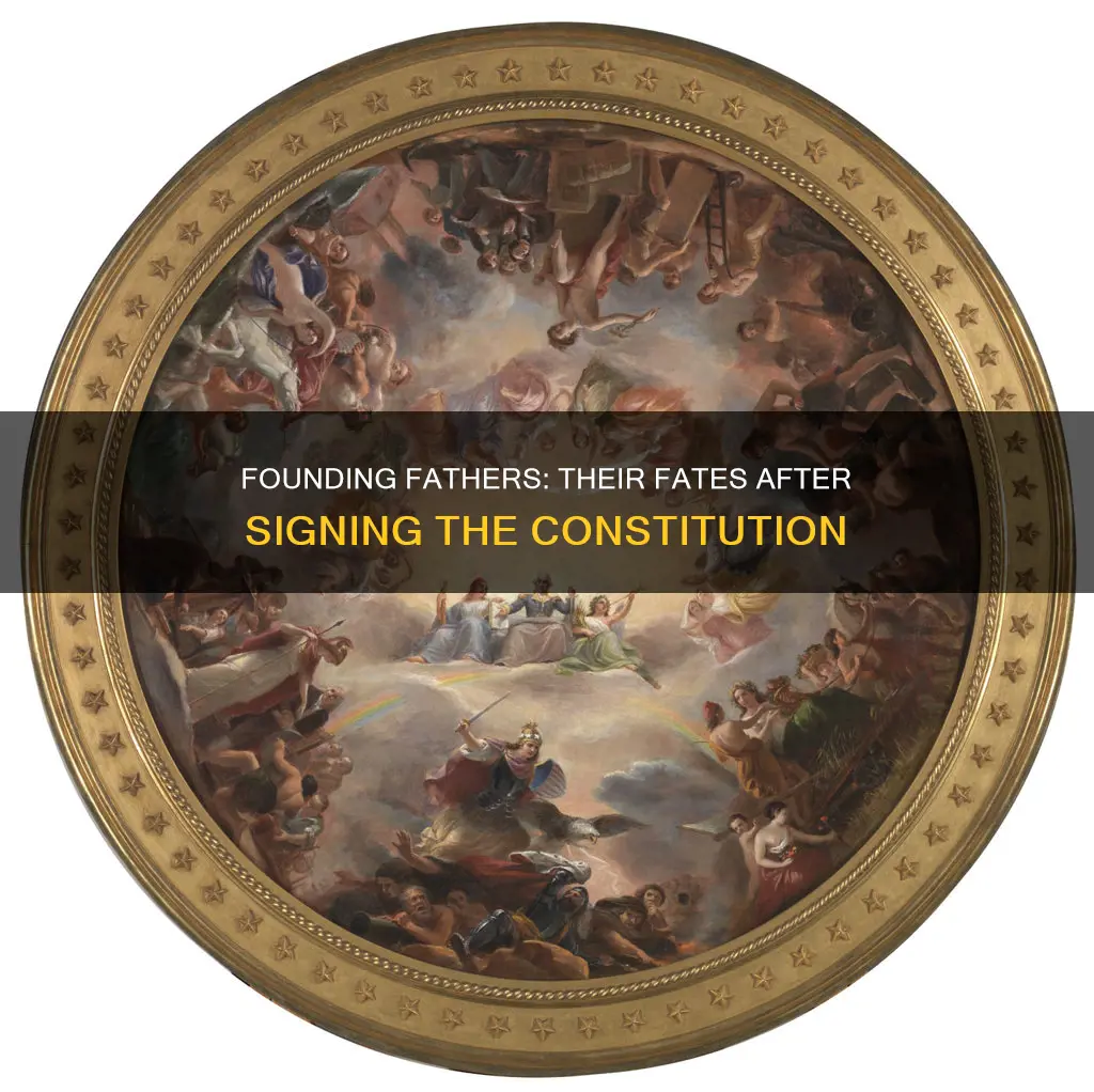 what happened to the 56 signers of the constitution