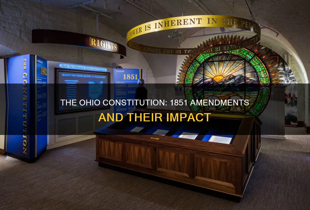 what happened to the ohio constitution in 1851