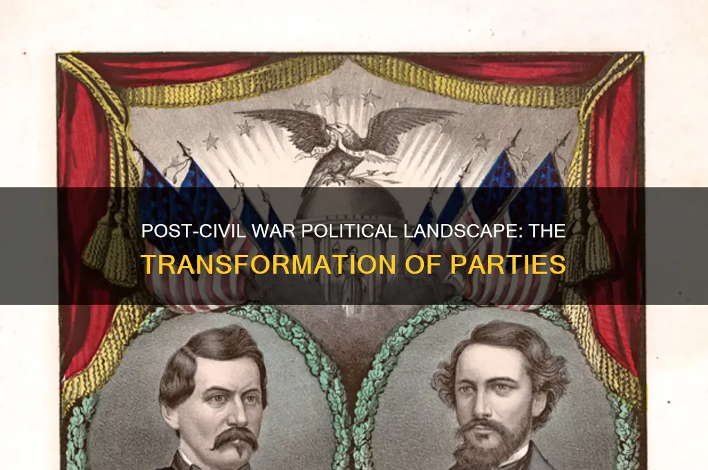 what happened to the political parties after the civil war