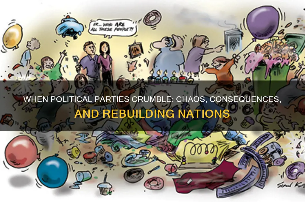 what happened when a political party collapses