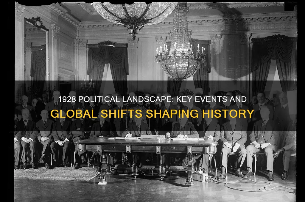 what happening in 1928 politically