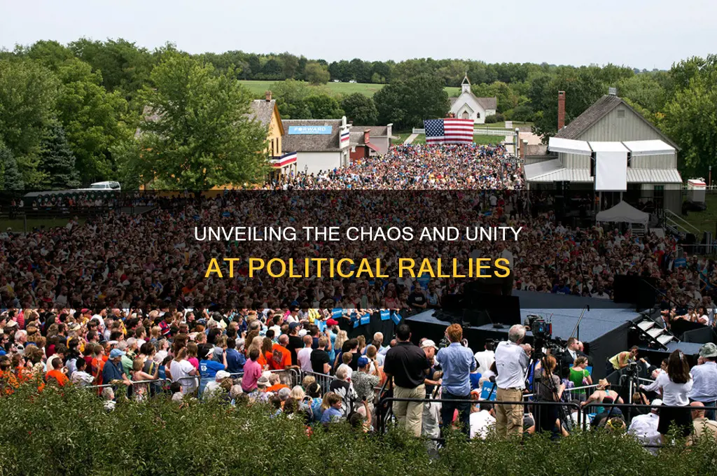 what happens at political rally