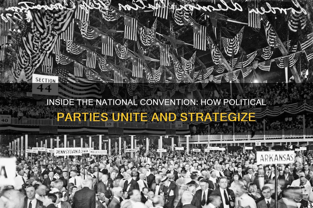 what happens at the national convention for each political party