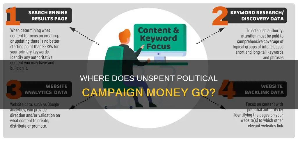 what happens to political campaign money not spent