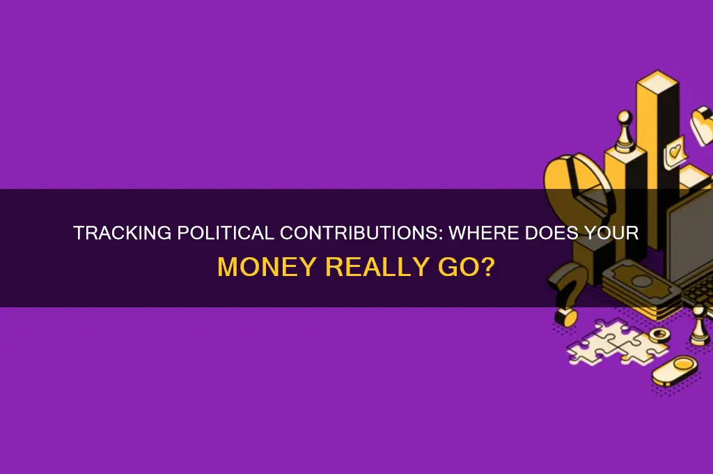 what happens to political contributions