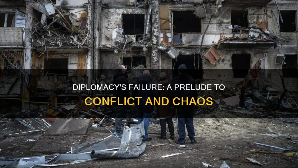 what happens when diplomacy fails