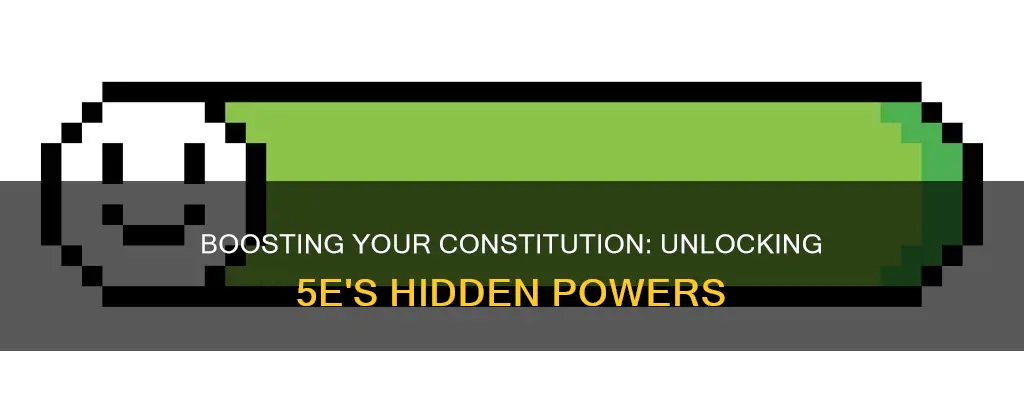 what happens when you increase constitution in 5e