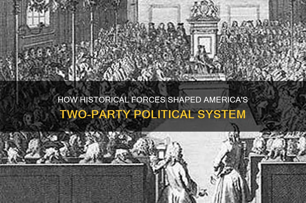 what helped a two party political system to develop