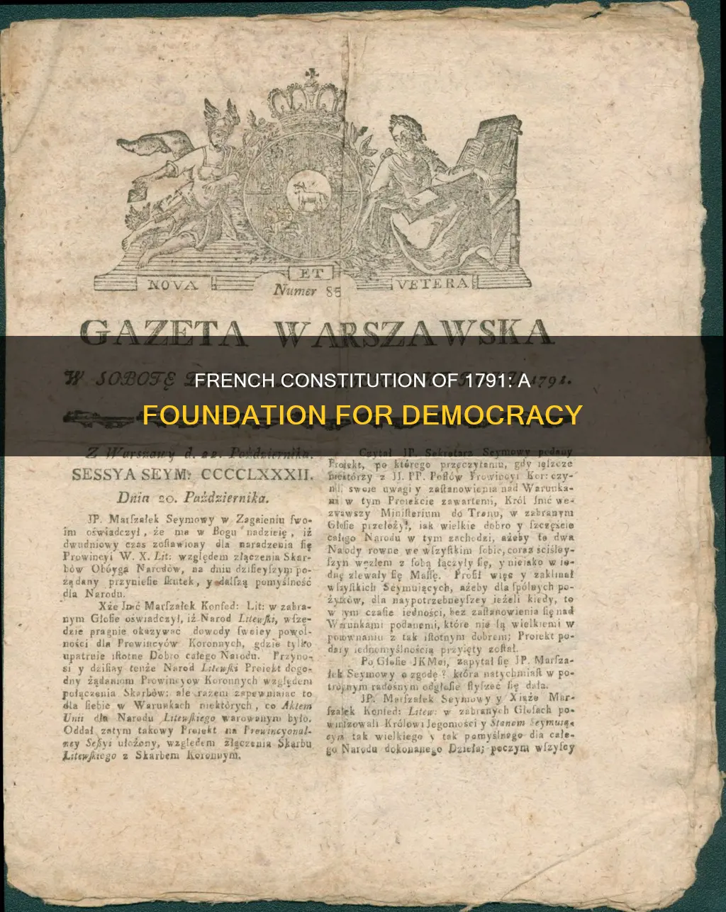 what id th efrench constitution of 1791 do