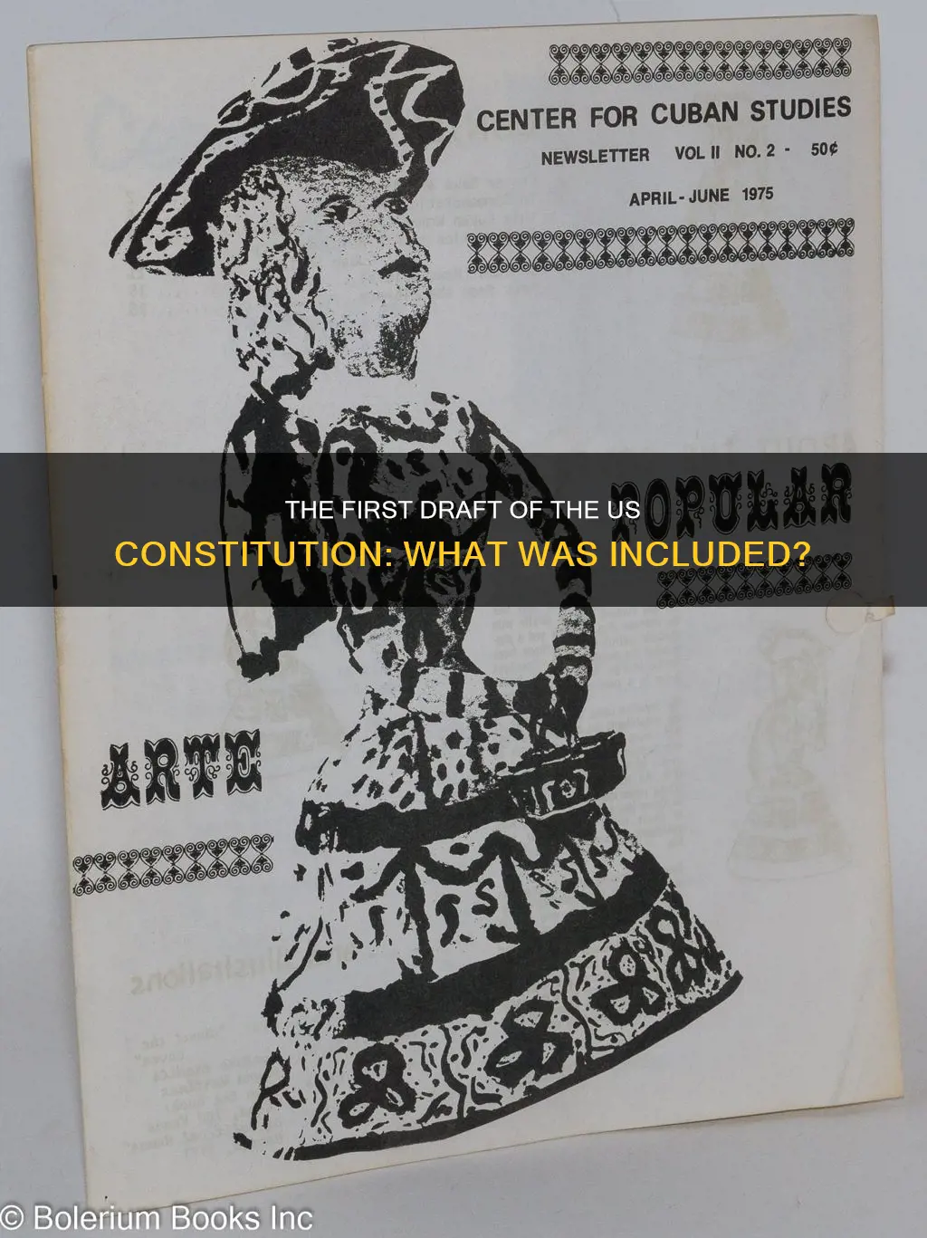 what iddi the first draft of the constitution include