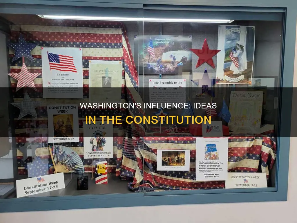 what ideas did george washington put into the constitution