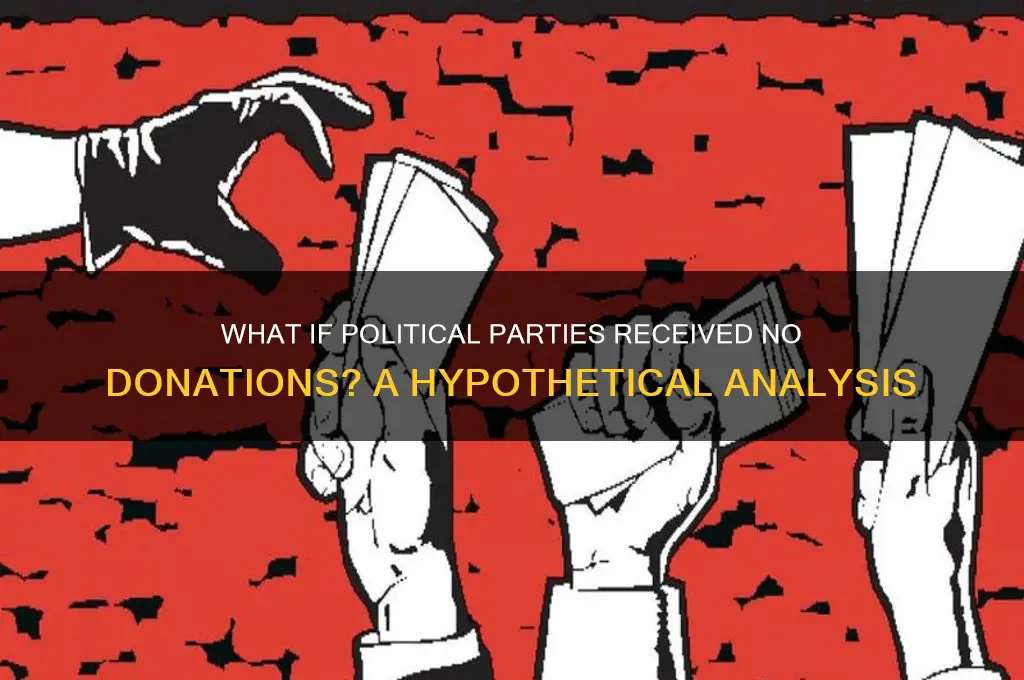 what if no one gave to the various political parties