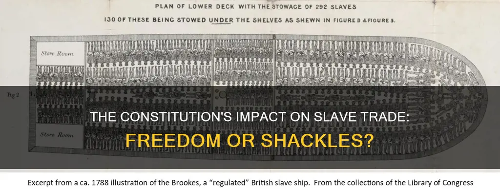 what impact did the constitution have on the slave trade