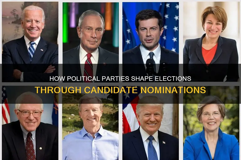 what impact do political parties have with nominating candidates