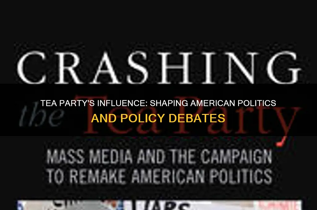what impact is the tea party haveing on american politics
