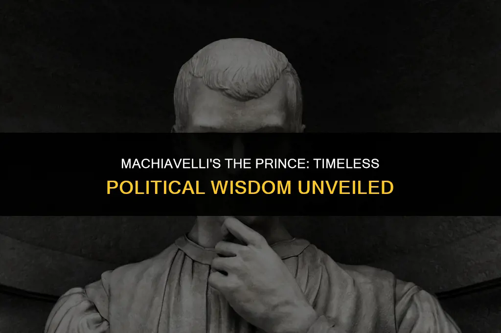 what important political ideas came out of machiavelli