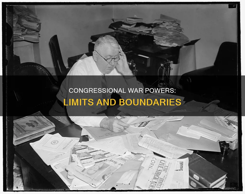 what in constitution precents congress from declaring unnecessary war