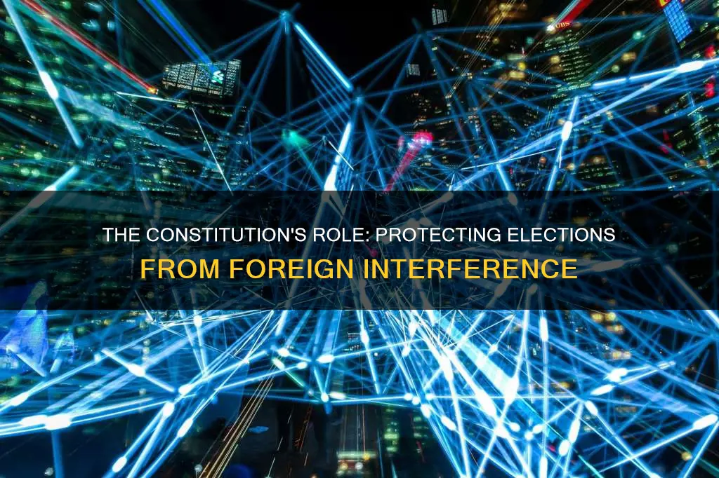 what in the constitution protects us elections from foreign interference
