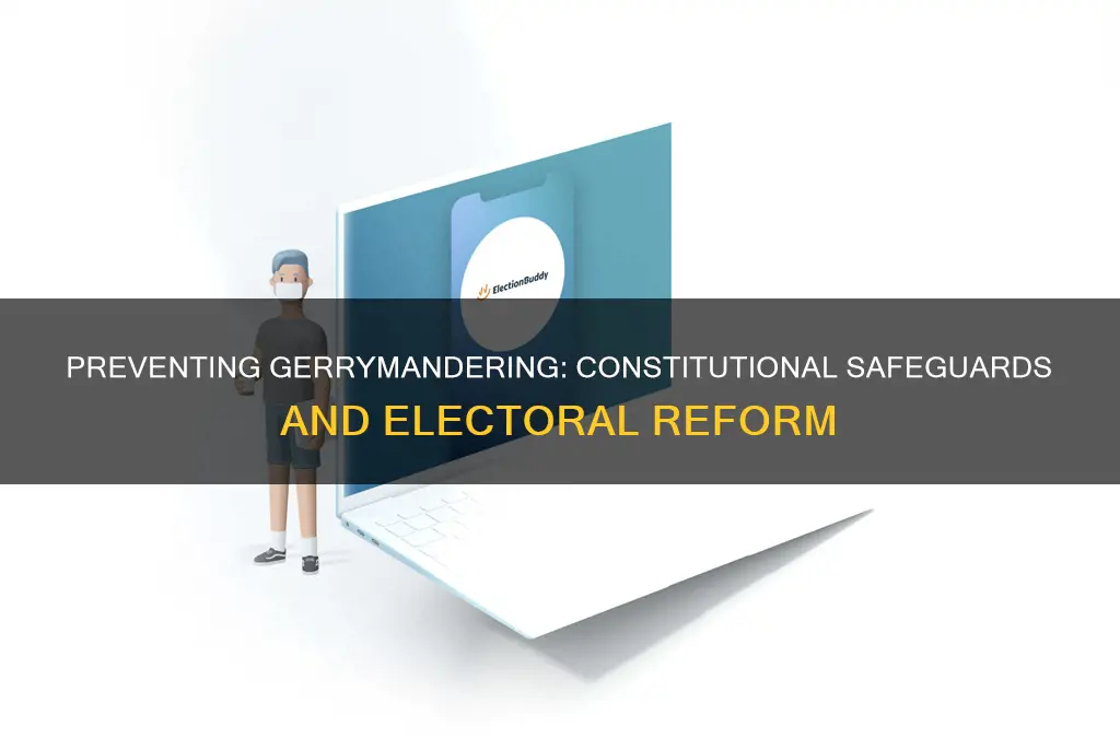 what in the constitution would prevent gerry mandering