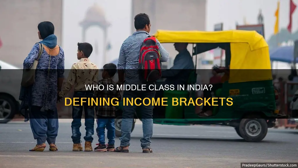 what income constitutes middle class in india