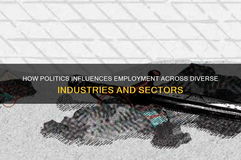 what industries employ politics