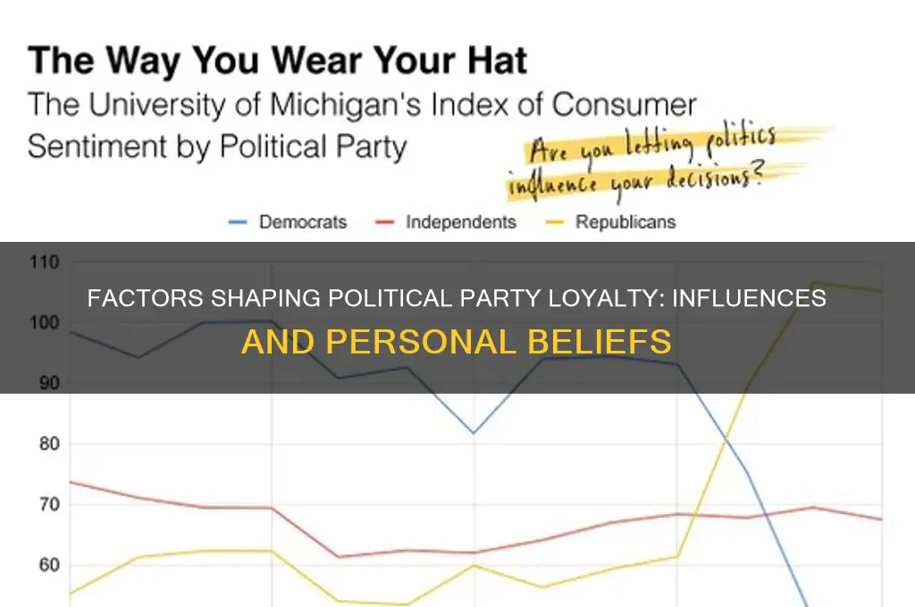 what influences what political party you support
