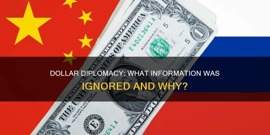 what information is different ignore dollar diplomacy