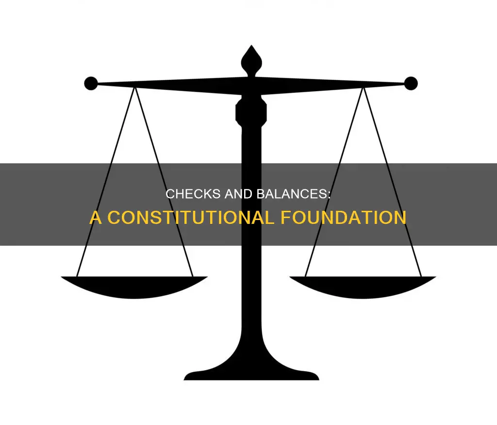 what introduced checks and balances in the constitution
