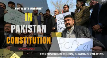 Amending Pakistan's Constitution: Understanding the 20th Amendment