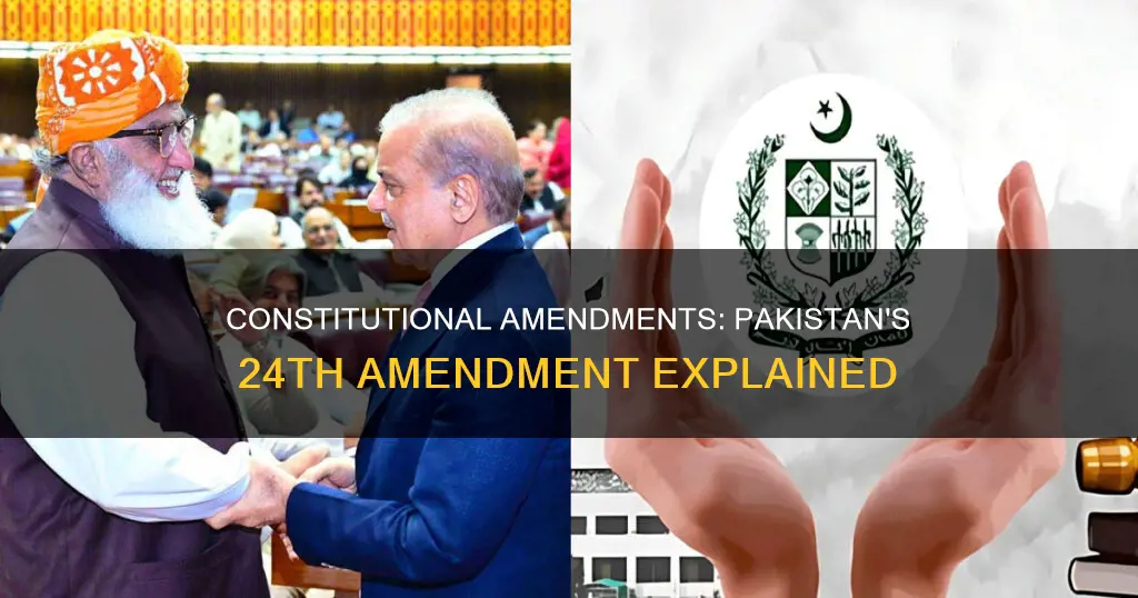 what is 24th amendment in pakistan constitution