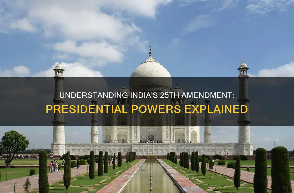 what is 25th amendment of indian constitution