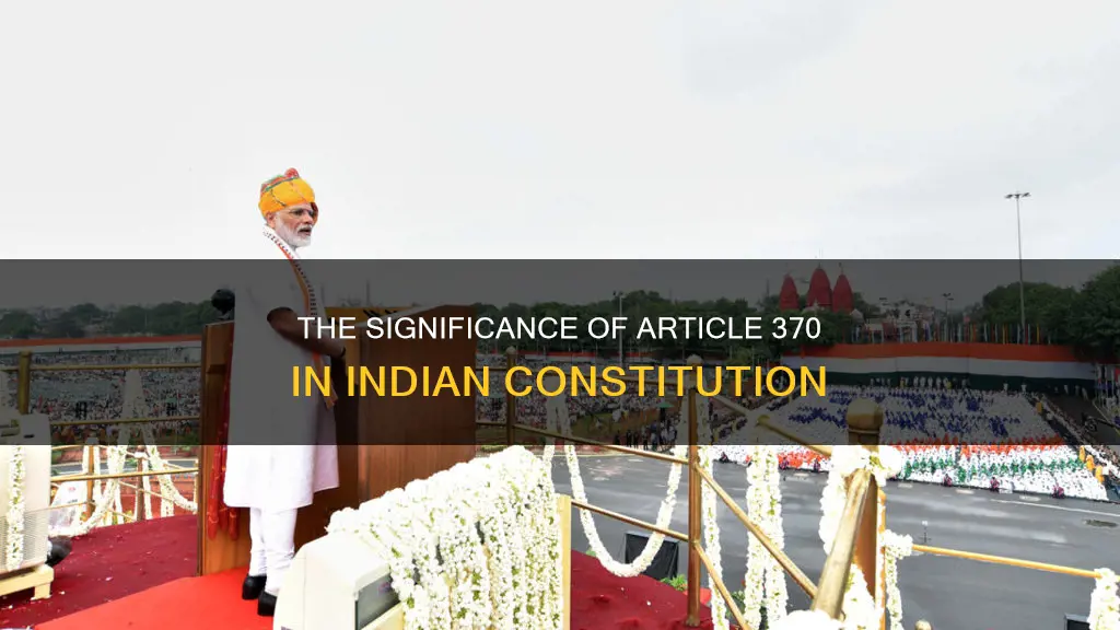 what is 370 in indian constitution