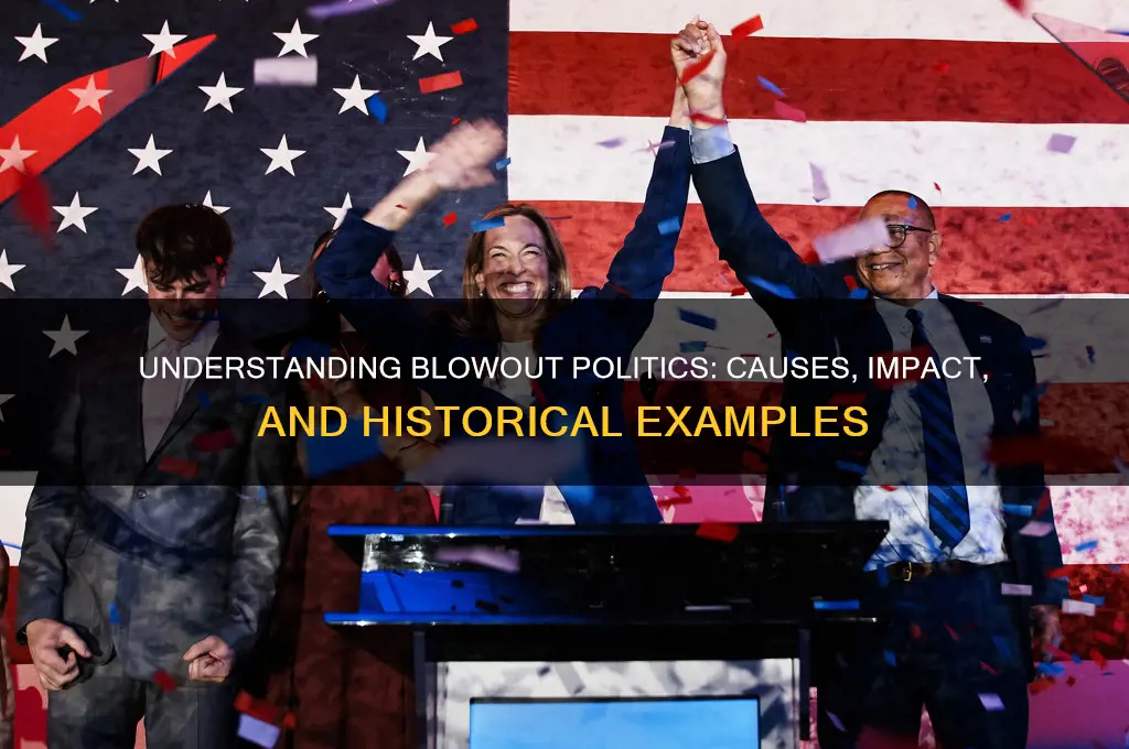 what is a blowout political