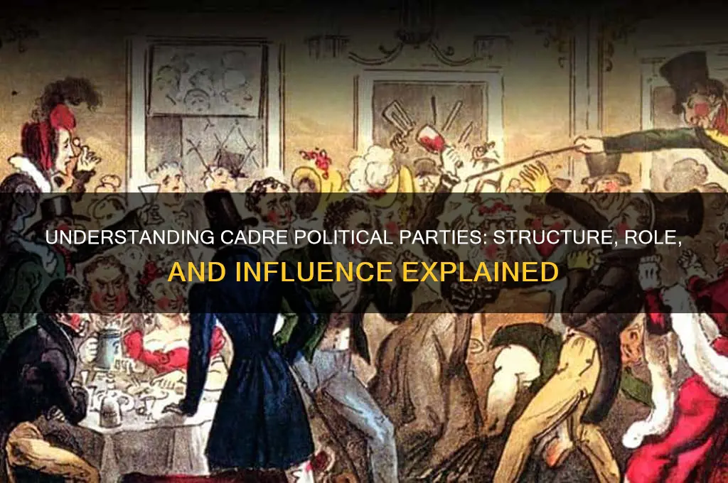 what is a cadre political party