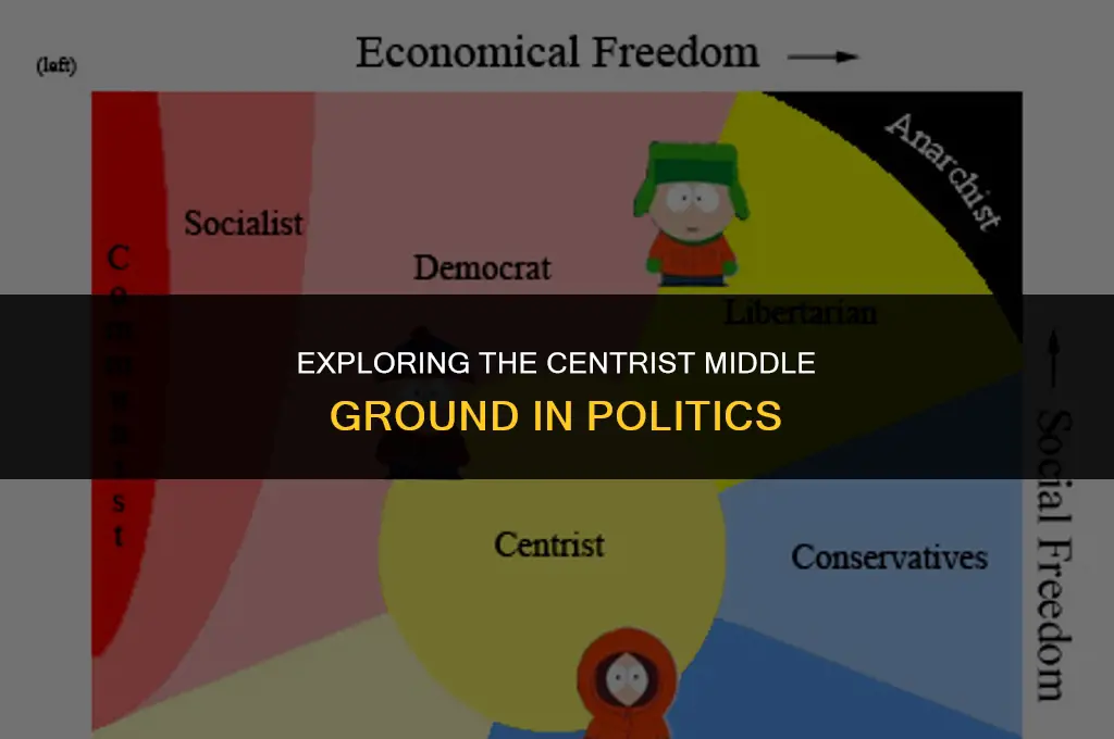 what is a centrist middle political view