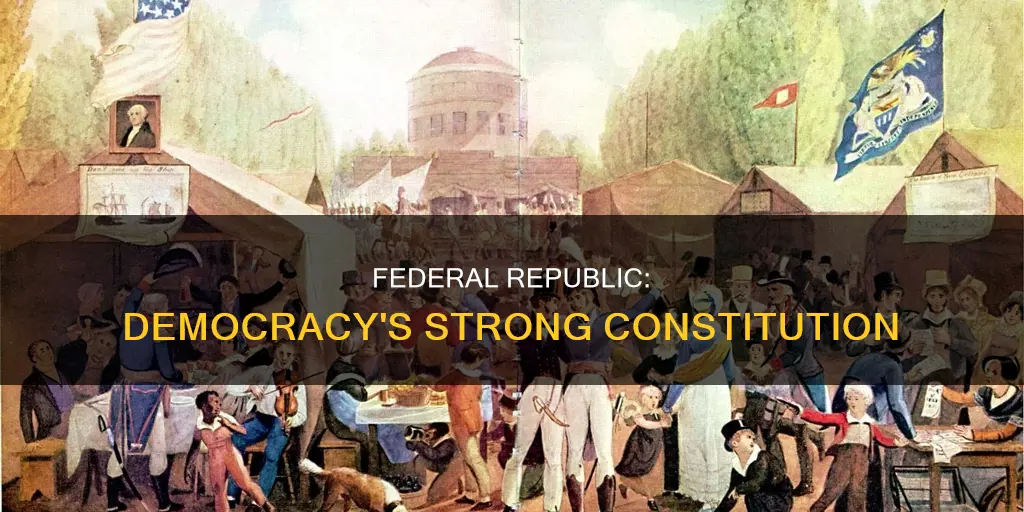 what is a constitution-based federal republic strong democratic tradition