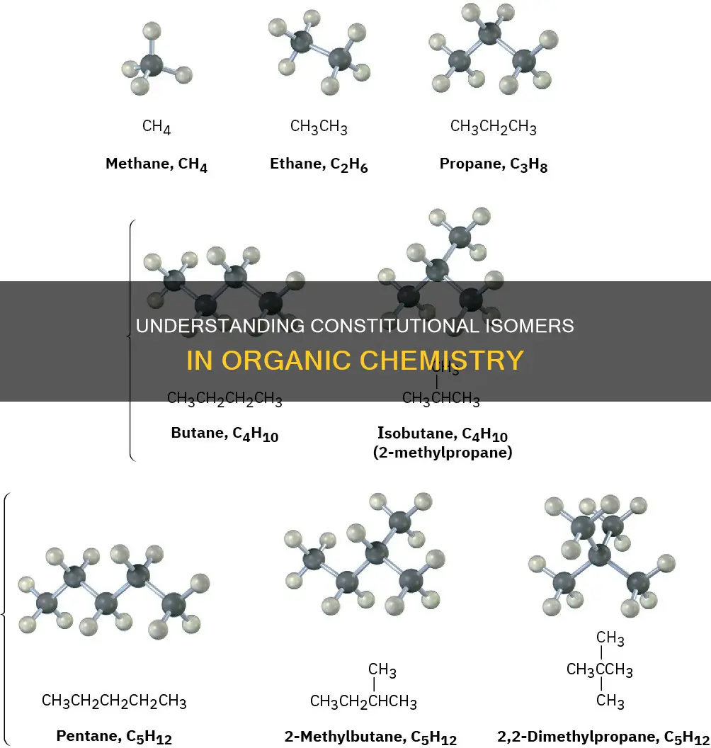 what is a constitutional isomer in organic chemistry