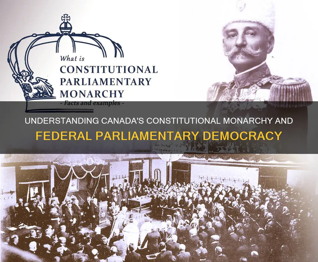 what is a federal parliamentary democracy under a constitutional monarchy