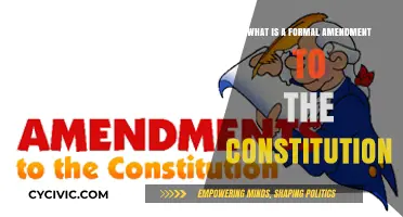 Amending the Constitution: Formal Process Explained