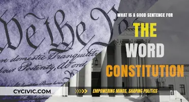 Crafting Sentences with "Constitution": A Guide