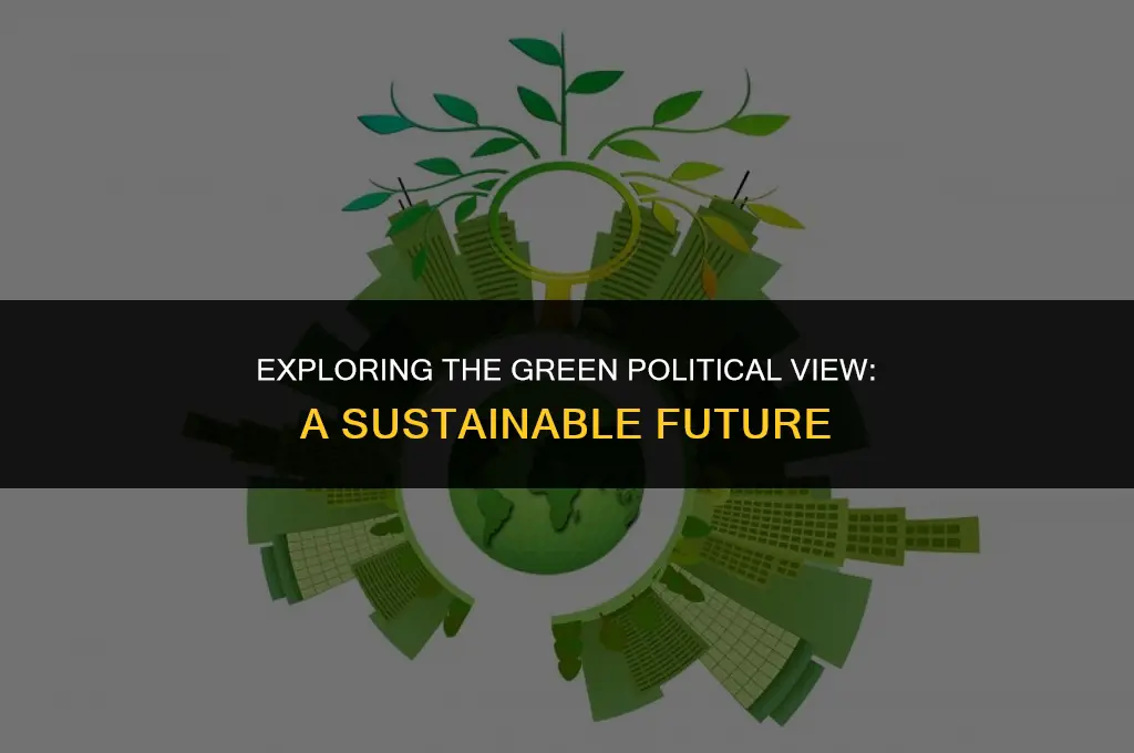 what is a green political view