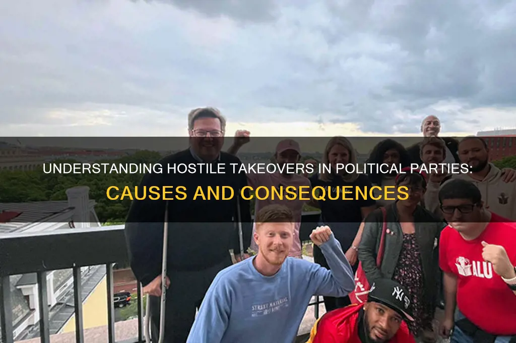 what is a hostile in political party