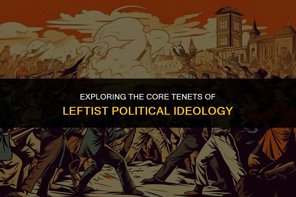 what is a leftist political view