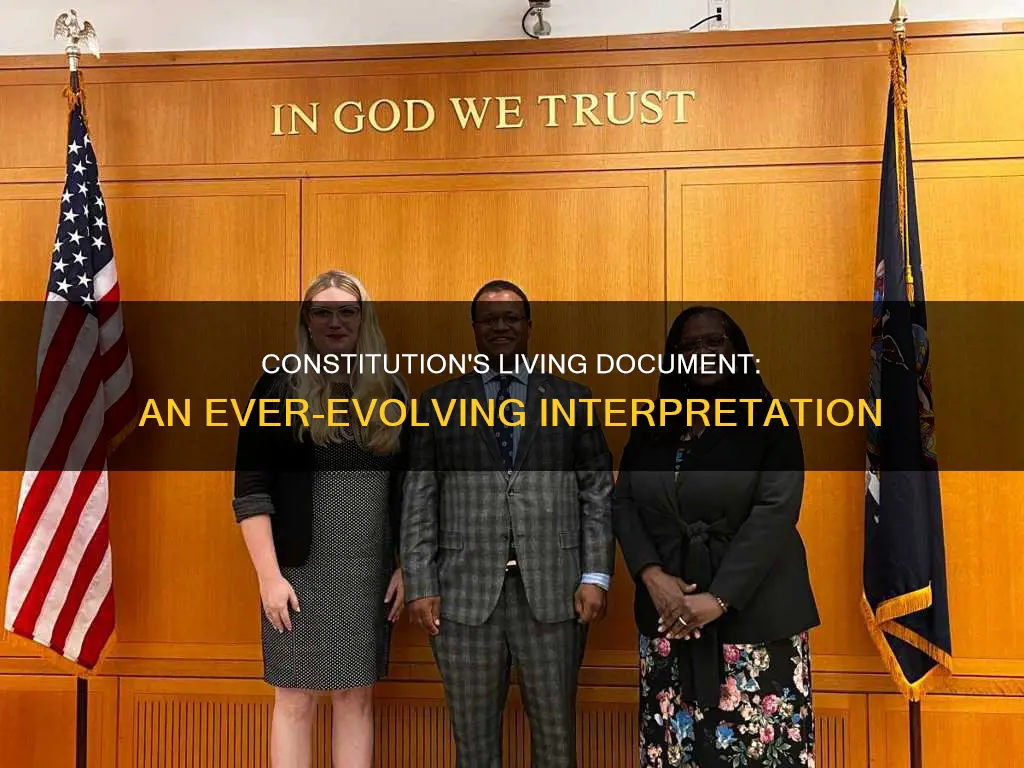 what is a living document interpretation of the constitution