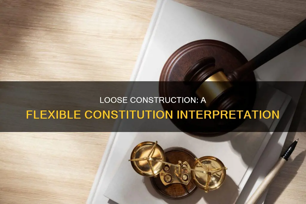 what is a loose construction of the constitution