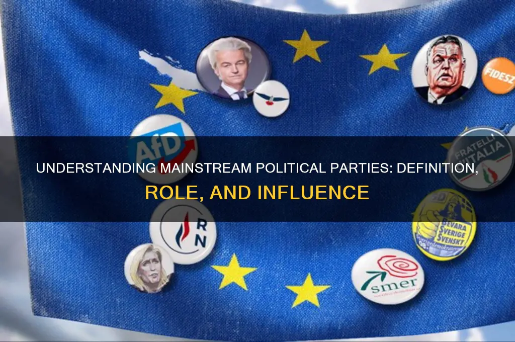 what is a mainstream political party